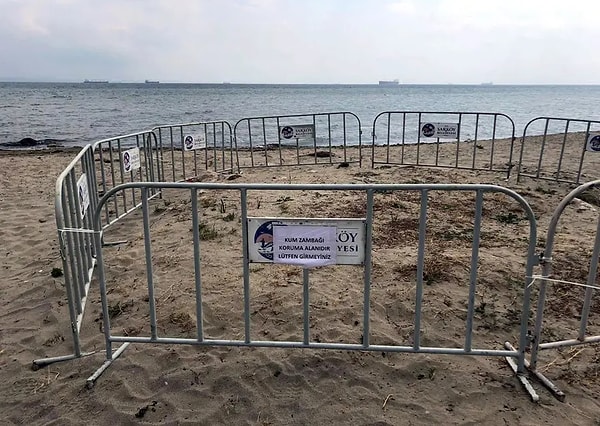 Şarköy Belediyesi Bilimsel Raporun Ardından Sahilde Güvenlik Çemberi Oluşturdu