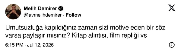 Bir kullanıcı X'te yaptığı paylaşımla viral oldu.