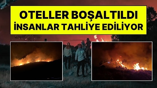Muğla’da Orman Yangını: Oteller ve Tatil Köyleri Boşaltıldı, Vatandaşlar Tahliye Ediliyor