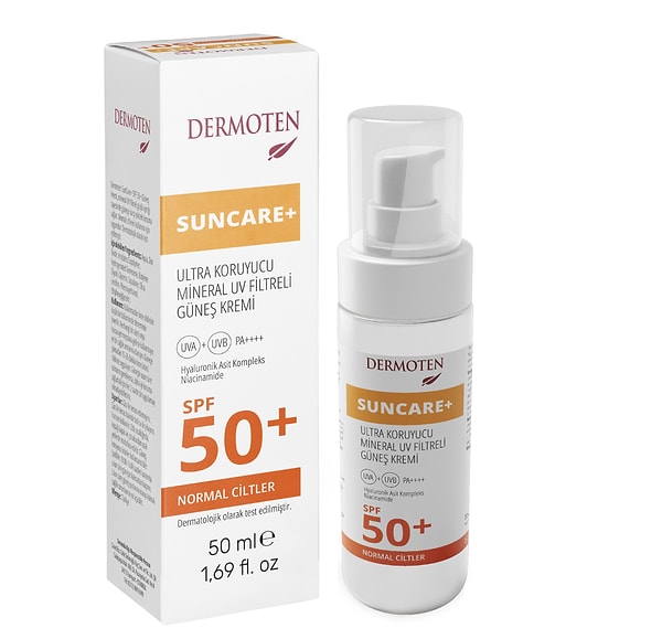 Dermoten Suncare+ güneş kremi %20 indirime ek onedio40 koduyla 799,90 TL yerine net 639,92 TL!