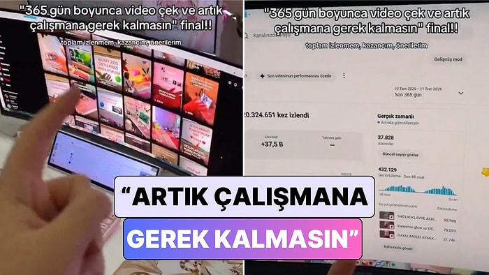 365 Gün Boyunca Düzenli İçerik Üreten Bir Genç 1 Yılın Sonundaki Gelişimini Paylaştı