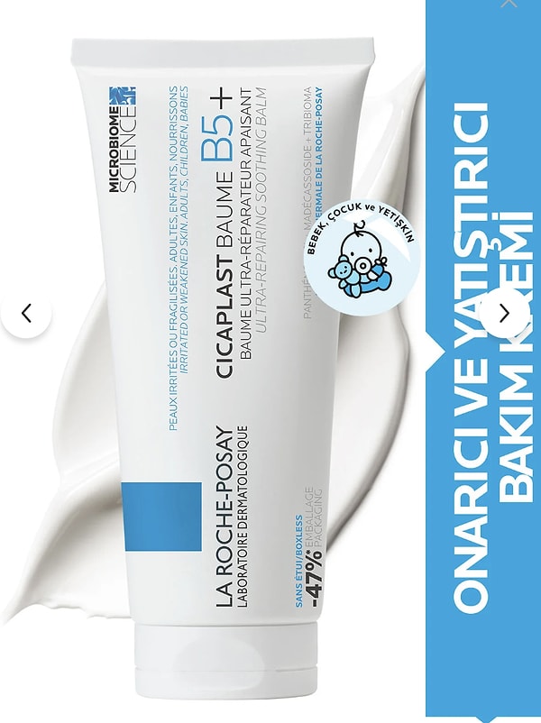 La Roche Posay Cicaplast Baume B5, onarıcı bakım kremi uzman bakım günlerine özel sepette %25 indirimle net 1.132,42 TL!