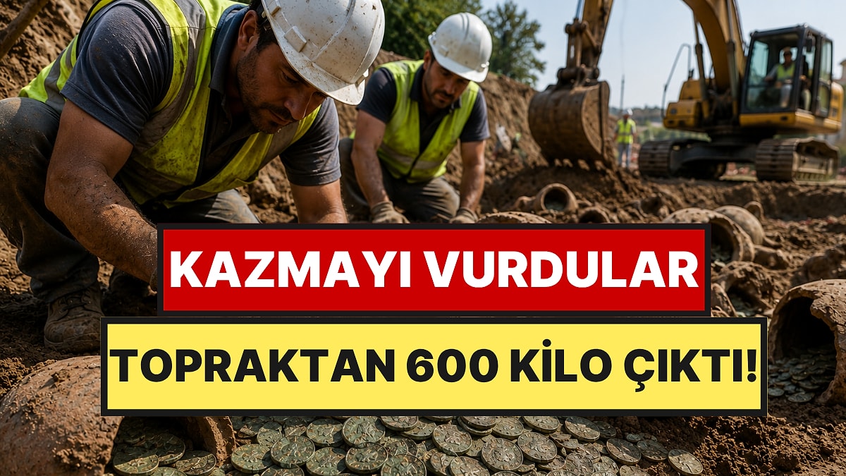 Boru Hattı Döşerken Tam 600 Kilo Buldular