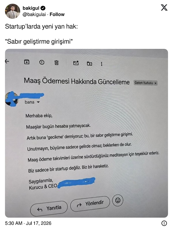 "Büyüme Sadece Gelirle Olmaz, Beklerken de Olur"
