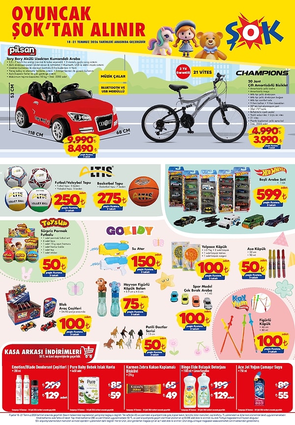 Pilsan Tery Bery Akülü Uzaktan Kumandalı Araba 8.490 TL
