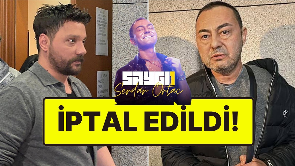Serdar Ortaç'tan Saygı1 Açıklaması! Oğuzhan Uğur Gelişmesinin Ardından Saygı1 İptal Edildi