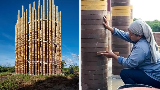 They Spent a Year Making Bricks From Elephant Dung to Build a Tower!