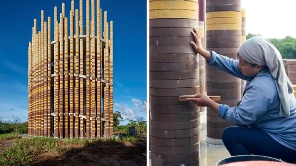 Goya Tower Built From Elephant Dung in Thailand