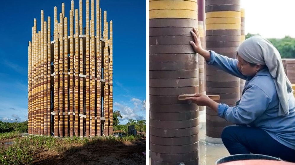 They Spent a Year Making Bricks From Elephant Dung to Build a Tower!