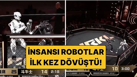 İnsansı Robotlar Dünyada İlk Kez MMA Kafesinde Dövüştü