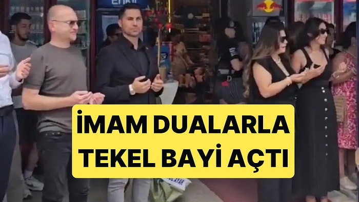 Tekirdağ'da Bir İmamın Dualarla Açtığı Tekel Bayi İlginç Görüntülere Neden Oldu