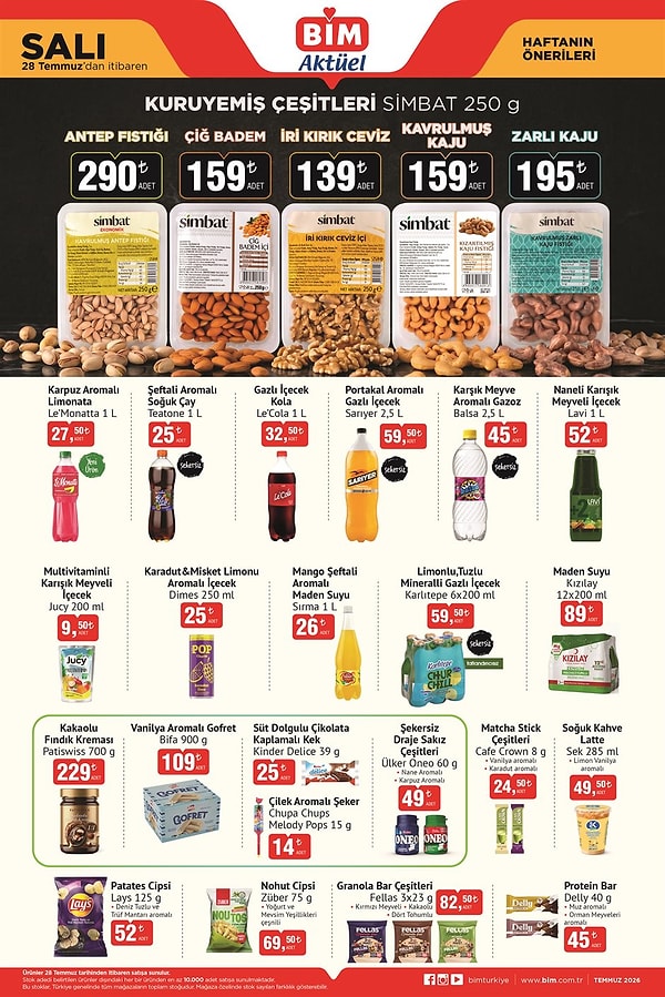 Simbat Antep Fıstığı 250 g 290 TL