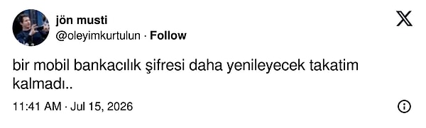 Tüm kombinasyonları tükettik...