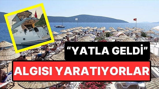 Bodrum'da Yeni Lüks Trend: Plaja Botla Giriş İçin 70 Bin Lira Ödüyorlar