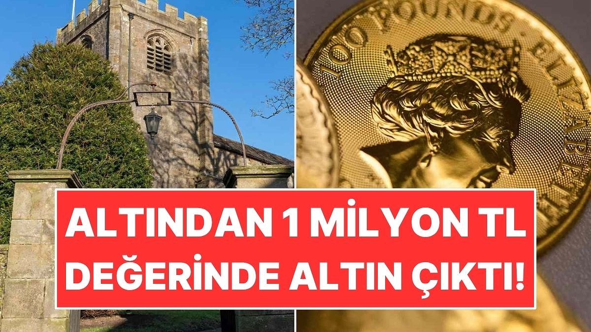 700 Yıllık Kilise Kapanmak Üzereydi: Altından 1 Milyon TL Değerinde Altın Çıktı!