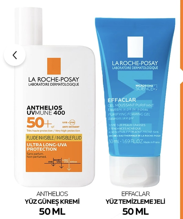 La Roche Posay yüz bakım seti sepette %25 indirime ek LRP200 koduyla 1.149,91 TL yerine net 662,43 TL!