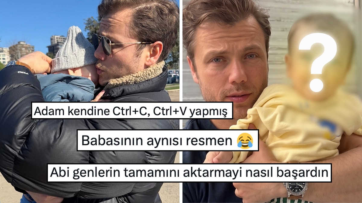 Tolga Sarıtaş'ın oğlu Ali görenleri şaşkına çevirdi! "Kopyala-yapıştır" yorumları peş peşe geldi