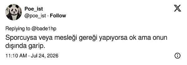 Genel olarak yorumlar "garip duruyor" şeklindeydi.