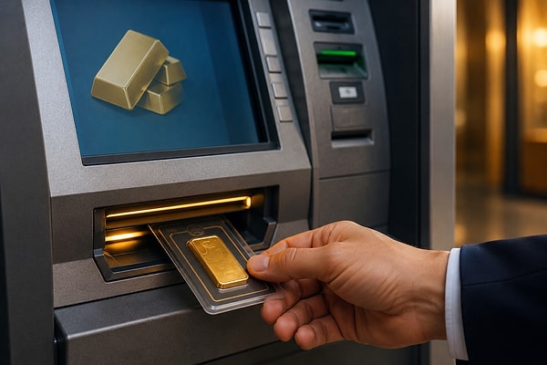Müşterilerin fiziki altına erişimini kolaylaştırmak ve finansal kapsayıcılığı artırmak amacıyla hayata geçirilen sistemde, merkezi noktalardaki ATM'lere özel altın modülleri entegre edildi.
