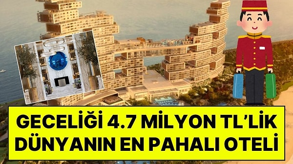 Geceliği 4.7 Milyon TL’lik Dünyanın En Pahalı Otel Odasının Özel Sinema, Uşak ve Louis Vuitton Detayları