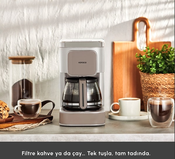 2'si 1 Arada Çok Yönlülük: Hem Filtre Kahve Hem Çay Demleme