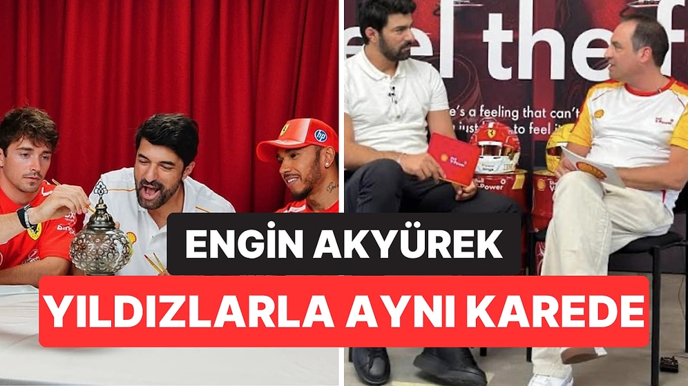 Budapeşte'de Yıldızlar Geçidi: Engin Akyürek, Lewis Hamilton ve Charles Leclerc ile Aynı Karede Yer Aldı