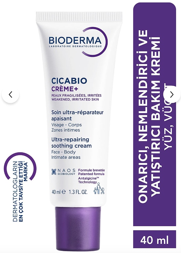 Bioderma Cicabio Cream+ onarıcı bakım kremi sepette 1.500 TL'ye 300 TL indirim fırsatıyla!