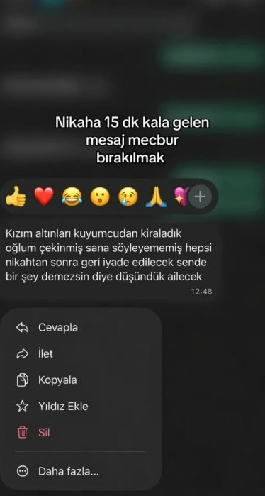 Düğün hazırlıklarının en heyecanlı ve stresli anları, bir gelin adayı için beklenmedik bir hayal kırıklığına dönüştü.