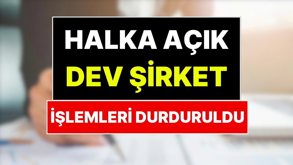 Borsa İstanbul'da Bulunan Dev Şirket Konkordato İlan Etti