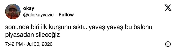 Balon olduğunu düşünenler bile çıktı.