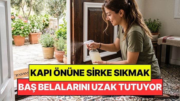 Temizlik Uzmanları Kapı Önlerine 'Sirke Sıkın' Çağrısı Yaptı: Evin Baş Belalarından Kurtarıyor