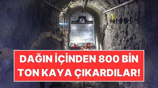 Evrenin Sırrını Çözmek İçin Dağın İçinden 800 Bin Ton Kaya Çıkarıldı