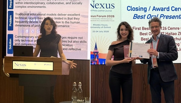 Cemre Gümeli, who complements her acting career with academic studies, has now made headlines with an international achievement.