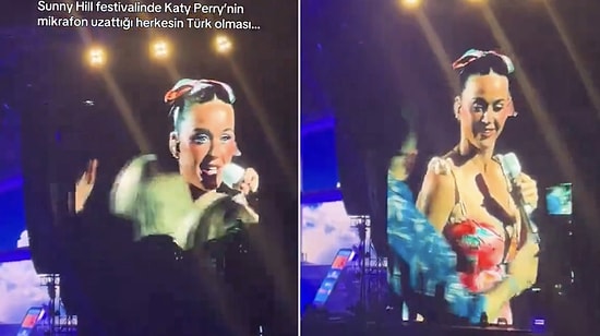 Hilarious Stage Moment: Everyone Katy Perry Hands Mic to at Festival Turns Out to Be Turkish