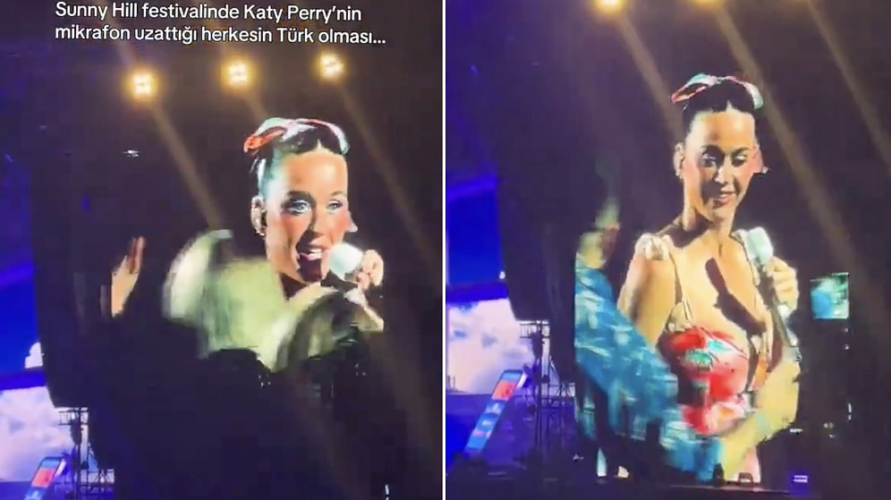 Hilarious Stage Moment: Everyone Katy Perry Hands Mic to at Festival Turns Out to Be Turkish