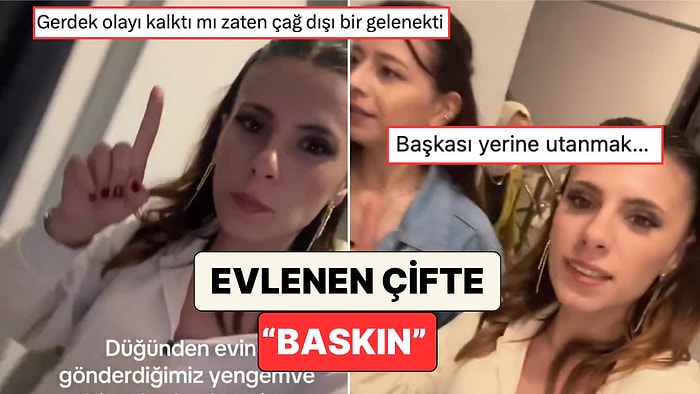 Düğün Çıkışı Yeni Evlenen Abisi ve Yengesinin Evine 'Baskın' Yapan Kadının Paylaşımı Tepki Çekti
