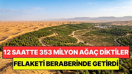 12 Saatte 353 Milyon Ağaç Dikerek Rekor Kırdılar: Ülkenin Su Kaynakların Çökerttiler