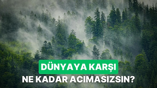 Yüzleşme Vakti: Sen Doğaya Karşı Ne Kadar Acımasızsın?