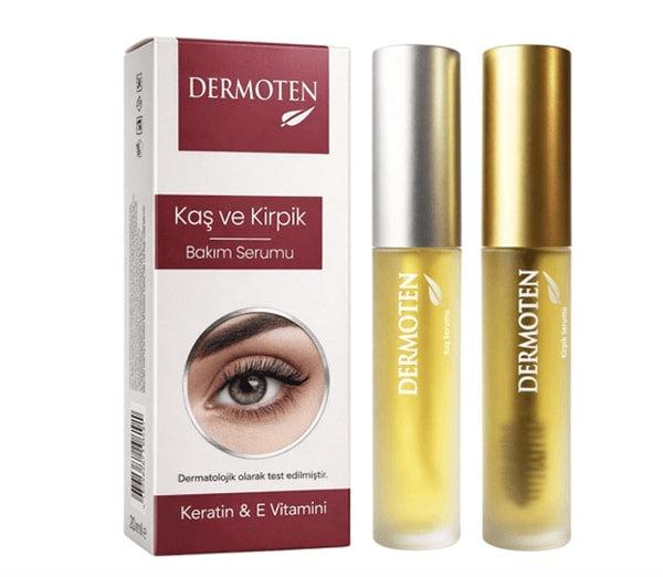 Dermoten kaş kirpik serumu ''onedio40'' koduyla 423,92 TL yerine sepette net 254,35 TL!