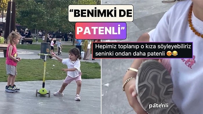 Arkadaşını Ayakkabısının Patenli Olduğuna İkna Etmeye Çalışan Miniğin Oscarlık Performansı Gülümsetti