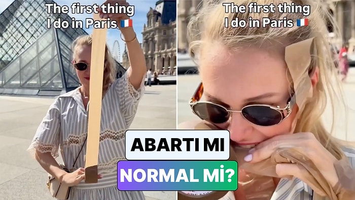 Paris Gezisinde Hırsızlık Vakalarından Korunmak İçin Kendini Koli Bandıyla Saran Kadının İlginç Önlemleri