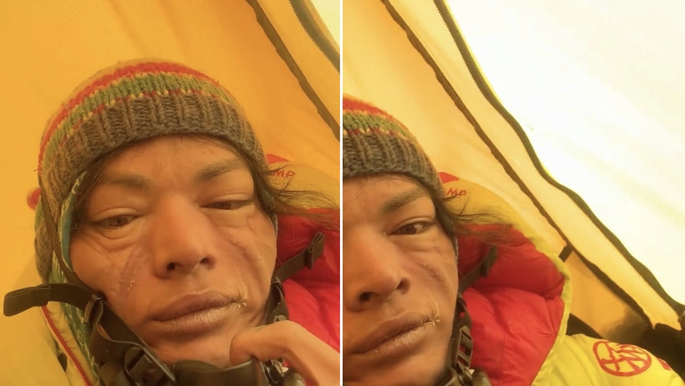Terror Near the Summit: Climber Trapped Inside Tent Shares Terrifying Storm Footage