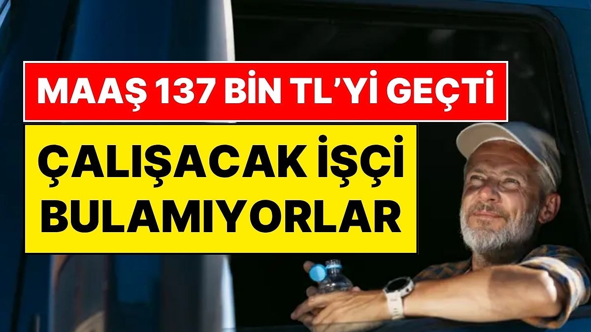 Avrupa'da Kriz Büyüyor: Maaşları 137 Bin TL'yi Aşmasına Rağmen Çalışacak İşçi Bulunamıyor