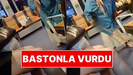 Beşiktaş-Üsküdar Vapurunda Yaşlı Kadın, Şort Giyen Kadının Bacağına Bastonla Vurdu!
