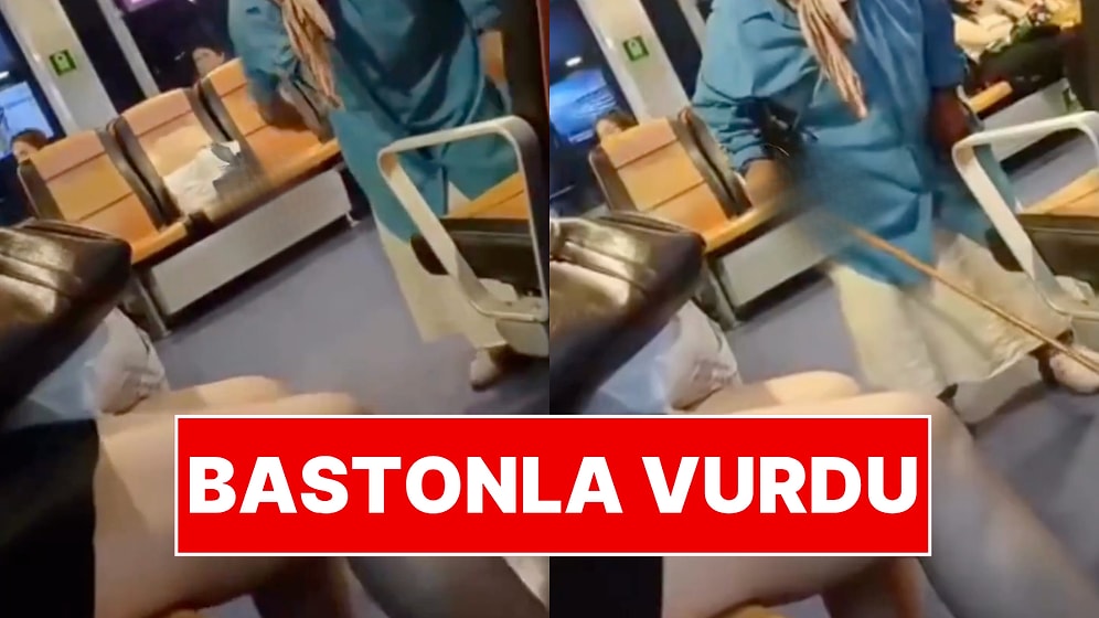Beşiktaş-Üsküdar Vapurunda Yaşlı Kadın, Şort Giyen Kadının Bacağına Bastonla Vurdu!