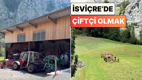 Bir Türk İçerik Üreticisi İsviçre’de Çiftçilikle Uğraşan Birinin Yaşam Koşullarını Gösterdi