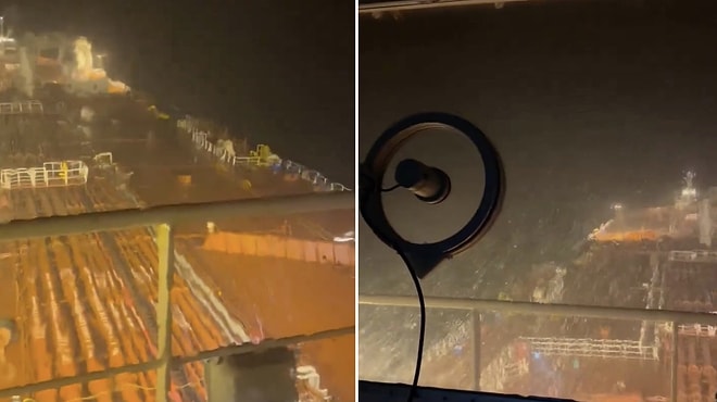 Terror at Sea: Captain Captures 330,000-Ton Ship Trapped in Midnight Lightning Storm