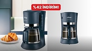 Güne Taze Kahve Kokusuyla Başlamak İsteyenlere: Ufesa Capriccio Filtre Kahve Makinesi İndirimde!