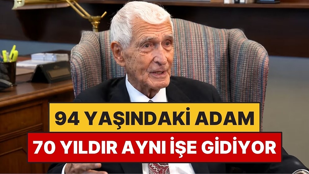 Aynı Şirkette 70 Yıldır Çalışan Adam: 94 Yaşında, Emekliliği Düşünmüyor!