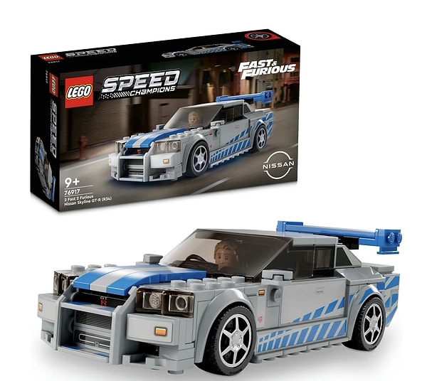 Lego Speed Champions Daha Hızlı Daha Öfkeli Nissan Skyline GT-R sepette %20 indirimli!
